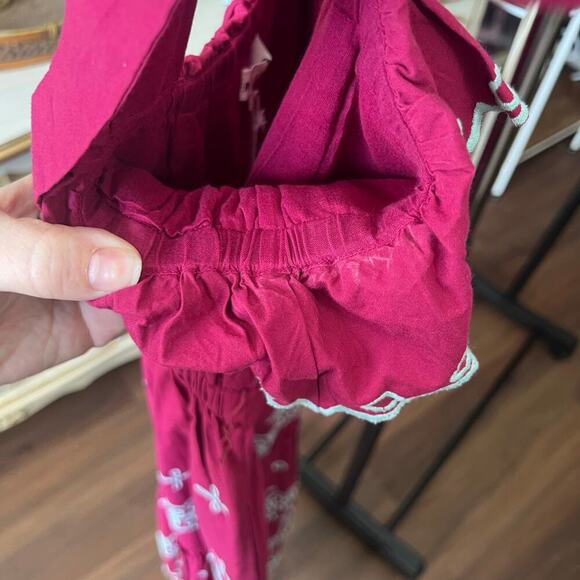 NWT Roller Rabbit Peonia Embroidered Eleanor Dress - Picture 11 of 13